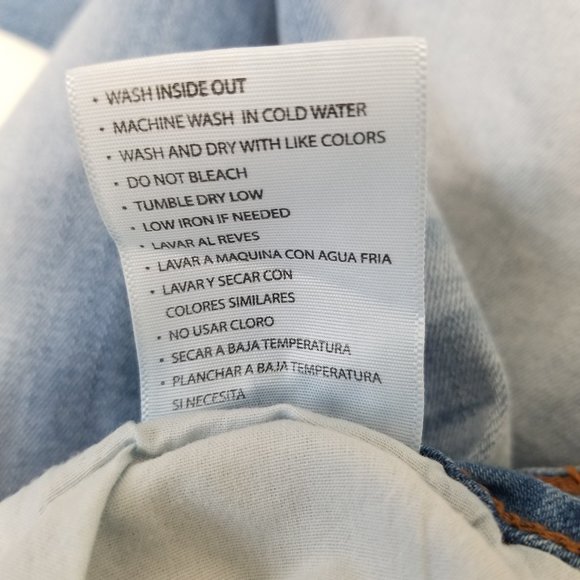 Women's Light Blue Distressed Jeans - Picture 13 of 14